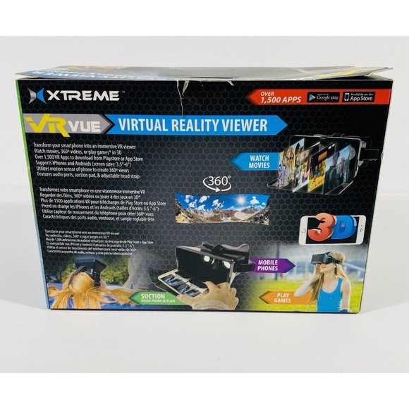 Xtreme Cables VR VUE Virtual Reality Viewer for 3.5" to 6" Smartphones Games - Picture 10 of 12